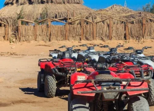 Morning 3-Hour Hurghada Quad Safari: Desert Adventure & Camel Ride