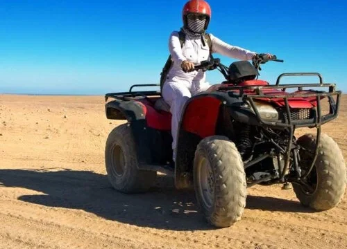 Afternoon 3-Hour Hurghada Quad Safari: Desert Adventure & Camel Ride