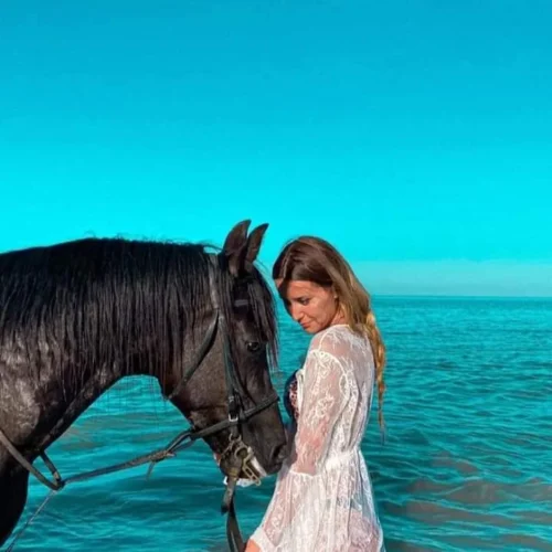 Horseback Riding on the Sea and Desert